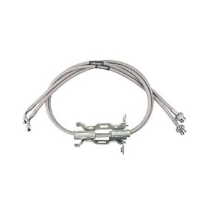 Synergy Jeep JL / JLU Stainless Braided Brake Line Kits - Front Only