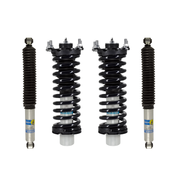 Bilstein 5100 1-2.5 Front Lift Assembled Coilovers and 0-1 Rear Lift Shocks for 2002-2012 Jeep Liberty
