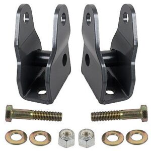 Synergy Front Lower Shock Extension Brackets for 2007-2018 Jeep Wrangler JK - 8015