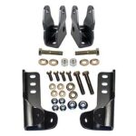 Synergy Front & Rear Lower Shock Relocation Kit 2" Raise for 2007-2018 Jeep Wrangler JK - 8019