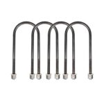 Synergy HD E-Coated UNF U-Bolt Kit Front/Rear for 1987-1995 Jeep Wrangler YJ -