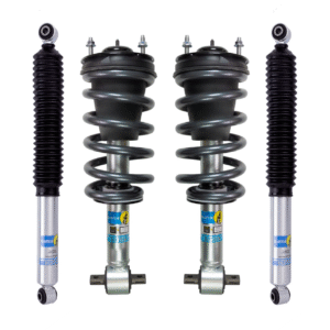 Bilstein 5100 0-1.6 Front Lift Assembled Coilovers and 0-1 Rear Lift Shocks for 2015-2018 GMC Yukon