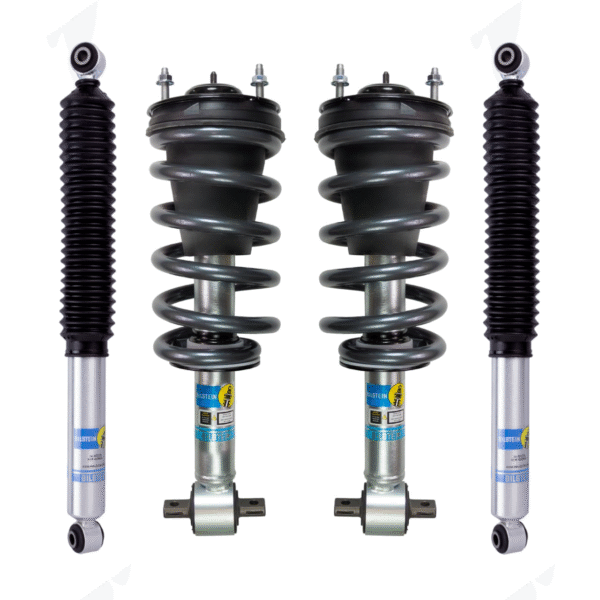 Bilstein 5100 0-1.6 Front Lift Assembled Coilovers and 0-1 Rear Lift Shocks for 2015-2018 GMC Yukon