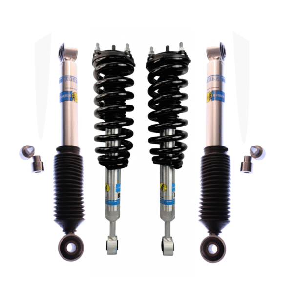 Bilstein 5100 0.87-2.56 Front Lift Assembled Coilovers and 0-1 Rear Lift Shocks for 2008-2022 Toyota Sequoia RWD-4WD