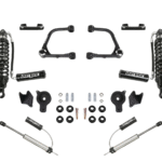 Fabtech 3 Uni-Ball Upper Control Arm Kit with 2.5 Resi Dirt Logic Coilovers and Resi Dirt Logic 2.25 Shocks for 2024-2025 Toyota Tacoma