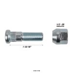 Synergy Wheel Spacer Replacement Stud & Lug Nut 1/2-20 Thread for 2007-2018 Jeep...