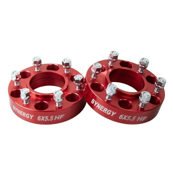 Synergy Hub Centric Wheel Spacers 1.25" Front/Rear 6x5.5 for 1995-2023 Toyota Ta...
