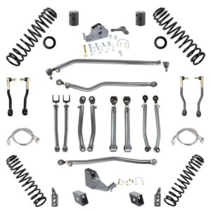 Synergy Suspension System 4" Lift Stage 3 Front & Rear for 2020+ Jeep Gladiator ...