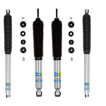 Bilstein 5100 2-2.5 Front, 0-1 Rear Lift Shocks for 2017-2025 Ford F-350 4WD