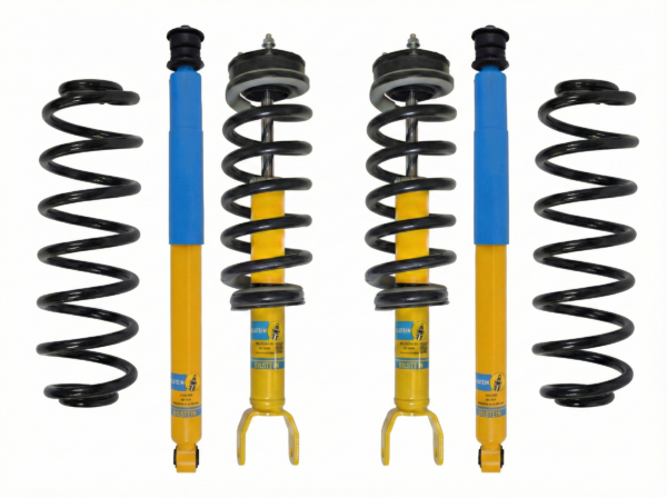 Bilstein 4600 Front Coilovers and Rear Shocks with Front and Rear Mopar Coils for 2019-2025 Ram 1500 New Body