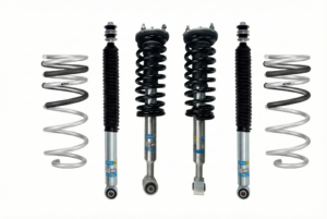 Bilstein B8 5100 1-2.5" Front Lift Assembled Coilovers with 0-1.5" Rear Lift Shocks and Coils for 2024-2025 Toyota Tacoma 4WD