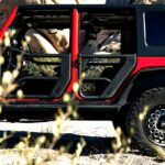 Body Armor 2007-2018 Jeep Wrangler JK Tube Doors Rear, Pair - BOD-JK-6155