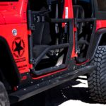 Body Armor 2007-2018 Jeep Wrangler JK Tube Doors Front, Pair - BOD-JK-6154
