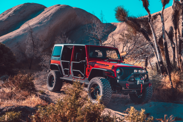 Body Armor 2007-2018 Jeep Wrangler JK Tube Doors Front, Pair - BOD-JK-6154