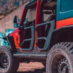 Body Armor 2007-2018 Jeep Wrangler JK Tube Doors Rear, Pair - BOD-JK-6155