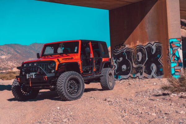 Body Armor 2007-2018 Jeep Wrangler JK Tube Doors Front, Pair - BOD-JK-6154