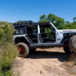 Body Armor 2018-2025 Jeep Wrangler JL && Gladiator JT Tube Doors Rear, Pair - BOD-JL-6155