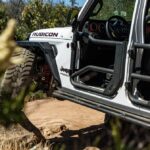 Body Armor 2018-2025 Jeep Wrangler JL && Gladiator JT Tube Doors Front, Pair - BOD-JL-6154