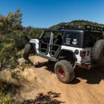 Body Armor 2018-2025 Jeep Wrangler JL && Gladiator JT Tube Doors Rear, Pair - BOD-JL-6155