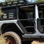 Body Armor 2018-2025 Jeep Wrangler JL && Gladiator JT Tube Doors Rear, Pair - BOD-JL-6155
