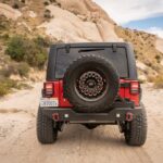 Body Armor 2007-2018 Jeep Wrangler JK Tire Carrier Single Action (Fits JK-2965/jk-2966 Bumper) - BOD-5297