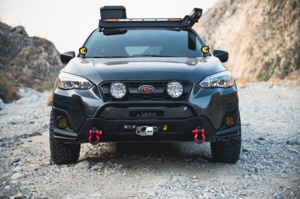 Body Armor 2018-2025 Subaru Crosstrek Hiline Front Winch Bumper - BOD-SU-19339