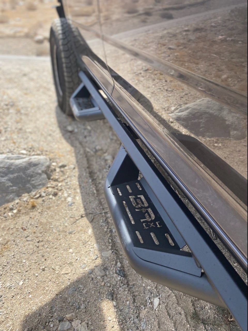 Body Armor 2009-2018 Dodge Ram 1500 Crew Cab/2018-2024 Dodge Ram 1500 Crew Cab (Classic Body Style) 2010-2024 Ram 2500/3500/4500/5500 Crew Cab Ambush Side Steps - BOD-DG-4201