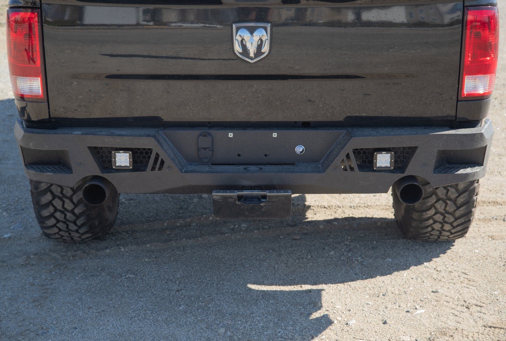 Body Armor 2009-2018 Dodge Ram 1500 Eco Series Rear Bumper Fits Dual Rear Exhaust Only - BOD-DG-2964