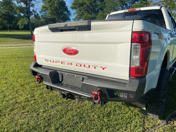 Body Armor 2017-2022 Ford F-250/f-350/f-450/f-550 Super Duty Ambush Rear Bumper - BOD-FD-3166