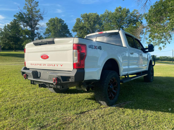 Body Armor 2017-2022 Ford F-250/f-350/f-450/f-550 Super Duty Ambush Rear Bumper - BOD-FD-3166