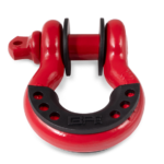 Body Armor 3/4 Red D-Ring With Isolators (Single) - BOD-3204