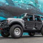 Body Armor 2021-2026 Ford Bronco Front Tube Doors With Webbing, Pair - BOD-FB-6154