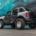 Body Armor 2021-2026 Ford Bronco Rear Tube Doors With Webbing, Pair - BOD-FB-6155