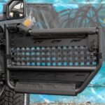 Body Armor 2021-2026 Ford Bronco Front Tube Doors With Webbing, Pair - BOD-FB-6154