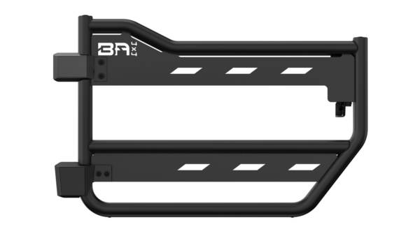 Body Armor 2021-2026 Ford Bronco Front Tube Doors With Webbing, Pair - BOD-FB-6154