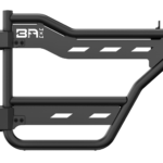 Body Armor 2021-2026 Ford Bronco Rear Tube Doors With Webbing, Pair - BOD-FB-6155