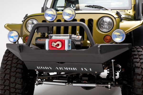 Body Armor 2007-2018 Jeep Wrangler JK Front Bumper Full-Width - BOD-JK-19531
