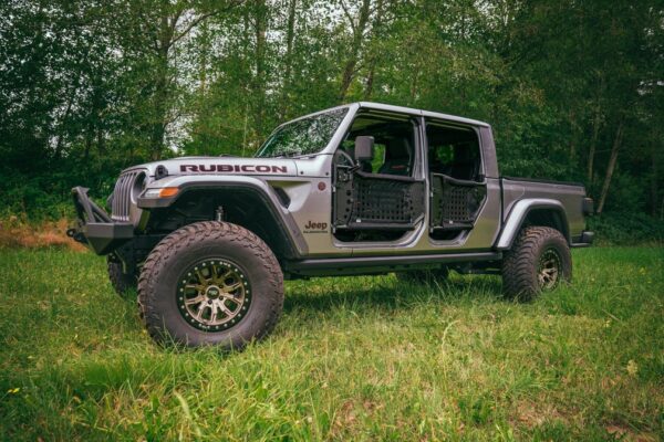 Body Armor 2018-2025 Jeep Wrangler JL && Gladiator JT Traildoors Rear, Pair - BOD-JL-6150