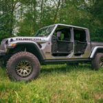 Body Armor 2018-2025 Jeep Wrangler JL && Gladiator JT Traildoors Front, Pair - BOD-JL-6149