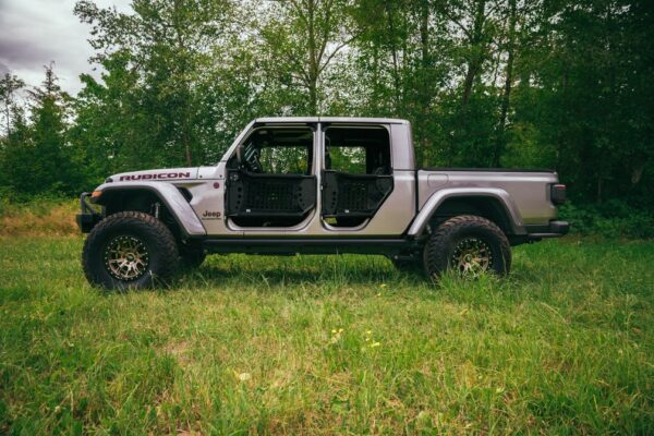 Body Armor 2018-2025 Jeep Wrangler JL && Gladiator JT Traildoors Rear, Pair - BOD-JL-6150