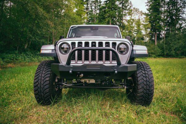 Body Armor 2007-2024 Jeep Wrangler Jk/jl && Gladiator JT Mid-Stubby Front Bumper - BOD-JL-19532