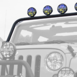 Body Armor 2007-2018 Jeep Wrangler JK Front Light Bar Mount - BOD-JK-6126