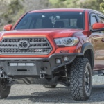 Body Armor Desert Series Front Winch Bumper for 2016-2023 Toyota Tacoma - TC-19337