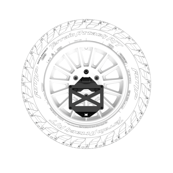 Body Armor 2016-2023 Toyota Tacoma/2010-2024 4RUNNER Pro Series Ii Tire Carrier W/license Plate Holder - BOD-TY-2966