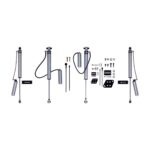 Bilstein B8 5160 2-3" Front and Rear Lift Shocks for 2018-2025 Jeep Wrangler JL 2WD/4WD