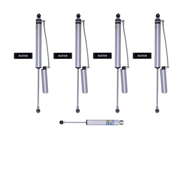 Bilstein B8 5160 3-4.5" Front and Rear Lift Shocks w/ Steering Stabilizer for 2018-2025 Jeep Wrangler JL 4Door 2WD/4WD