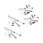 05-'15 Ford F-350 4WD Bilstein 5160 0-2.5" Front & 0-2" Rear Lift Shocks-25-187779-25-187786