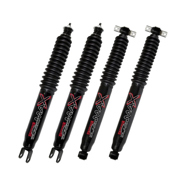06-10 Hummer H3 4WD 2-3" Fr 0-1.5" Rear Lift Skyjacker Black MAX Shocks