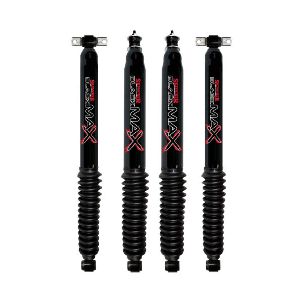 07-18 Jeep Wrangler 2Dr 4WD 1-3.5 Fr 2-3.5 Rear Lift Skyjacker Black MAX Shocks