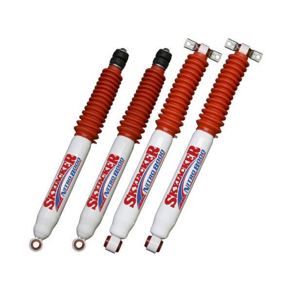 07-16 Jeep Wrangler 2Dr 4WD 4-5" Front & Rear Lift Skyjacker Nitro Shocks
